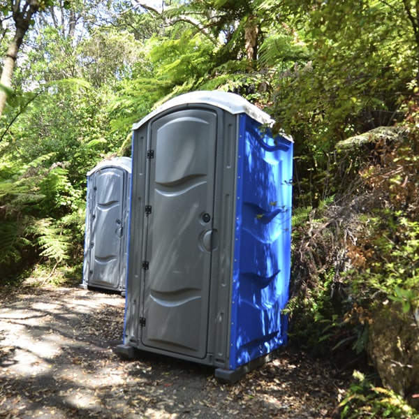 do construction portable restrooms come with hand-sanitizing stations